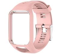 Shieranlee Sport Bracelet pour Tomtom Watch, Silicone Respirant Bracelet avec goupille à libération Rapide Compatible pour Tomtom Runner 2/ Runner 3/ Spark/Golfer 2 Sports GPS Running Smartwatch