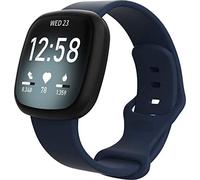 Shieranlee Versa 3 Bracelet, Silicone de Sport Souple Bande de Remplacement Wristband Compatible avec Fitbit Sense Smartwatch