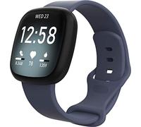 Shieranlee Versa 3 Bracelet, Silicone de Sport Souple Bande de Remplacement Wristband Compatible avec Fitbit Sense Smartwatch