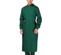 ShiFanA Blouse De Travail Femme Homme Tunique Médicale Manche Longue pour Laboratoire Hôpital Vert XL