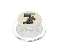 Shift Happens Canne à pêche Vintage Motif Voitures de Rue PopSockets PopGrip pour MagSafe