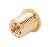 Shift Knob Botte Adaptateur, KIMISS Alliage d'aluminium Gear Stick Bouton Fil Vis Adaptateur Retenue Adaptateur m8 en m10 Universel pour pommeau de Levier de Vitesse de 12 x 1,25.