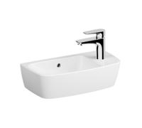 Shift lavabo en céramique à poser sur plan, trou pour la robinetterie à droite, blanc (7070-003-0921)