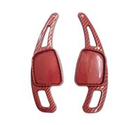 Shift Paddle Extension Volant Compatible Avec A1 A3 A5 A8 S4 SQ5 Q2 Q7 TTS A4L A7 R8 Q5L Palettes De Changement De Vitesse Pour Volant De Voiture Extension(Red)