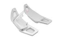 Shift Paddle Extension Volant Compatible Avec RAV4 Pour Camry Pour Corolla Pour Crown Pour Mark X Pour Zelas 2013 2014 2015 2016 2017 Extension Changement Vitesse Au Volant(Silver)