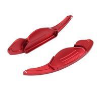 Shift Paddles Compatible Avec Jaguar Pour XJ 2010-2017 Pour F-Type 2013-2017 Accessoires De Voiture Extension De Levier De Vitesse De Volant Palettes De Changement Choix Universels(Red)