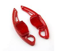 Shift Paddles Compatible Avec Volkswagen Pour Golf 6 MK6-R Pour GTI R20 2009 2010 2011 2012 2013 2014 Palettes De Changement De Vitesse De Voiture Palettes De Changement(A-Red carbon pattern)