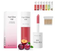 Shiftalter - Huile brillante pour les lèvres hydratées et hydratées avec un éclat naturel - Restez brillants toute la journée avec de l'eau - Longue tenue - Rouge prune (02#Red Plum)
