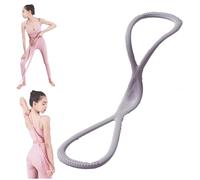 Shiftalter Resistance Bands,Figure 8 Resistance Band for Women Men, Shiftalter Figure 8 Exercise Bands for Glutes Back Arm Fullbody Training (Gray - 35Lbs)