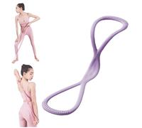 Shiftalter Resistance Bands,Figure 8 Resistance Band for Women Men, Shiftalter Figure 8 Exercise Bands for Glutes Back Arm Fullbody Training (Purple - 25Lbs)