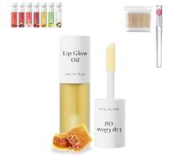 Shiftalter Tinted Lip Glow Oil - For Lush, Hydrated Lips with a Natural Glow, Sticky Long-Lasting Shiny Fruit Flavor Lip Stain, Nude Clear Glossy Shiny Lip Stain Glows Tint Oil (#05)