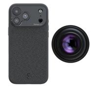 ShiftCam Camera Case S.Mount - iPhone 17 Pro (Gris Foncé) + LensUltra 16 mm Grand Angle