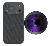 ShiftCam Camera Case S.Mount - iPhone 17 Pro (Gris Foncé) + LensUltra 200° Fisheye