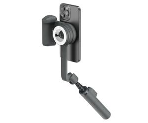 ShiftCam Kit de voyage et de création - Ensemble créateur mobile compatible MagSafe pour iPhone et Android, poignée de téléphone compacte, lumière LED réglable, trépied Bluetooth extensible pour