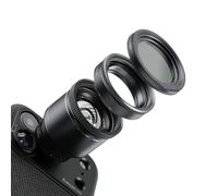 ShiftCam LensUltra Téléobjectif 240 mm Super Zoom Kit complet pour iPhone et Android - Téléobjectif 240 mm + 4 convertisseurs macro + 3 filtres - Système complet longue portée + gros plan pour