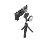 ShiftCam SnapGrip - Poignée d'alimentation mobile avec bouton d'obturateur sans fil - Support magnétique qui s'enclenche sur n'importe quel téléphone - Powerbank intégré avec chargement sans fil Qi