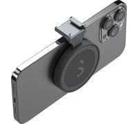 ShiftCam SnapShoe - Support de griffe à clipser pour accessoires de montage - Support magnétique qui s'enclenche sur n'importe quel téléphone | noir (Midnight Black)