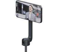 ShiftCam SnapStand Max - Perche à selfie magnétique et trépied - Compact, pliable et extensible avec tête inclinable et télécommande Bluetooth magnétique (Midnight, SnapStand Max)