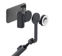 ShiftCam Travel Kit Pro, Mobile Creator Kit pour iPhone et Android | Ensemble mobile tout-en-un, comprend SnapGrip Pro, SnapStand Selfie et SnapPocket Light, chargement Qi2, lumière LED, trépied