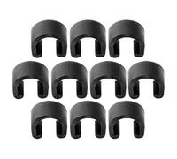 Shifter Cable Clamp - 10X C Type Hose Guide, Ultra-Light Cycling Wire Buckle, Effortless Multifonction Mountain Bike Accessory | Derailleur Shifter Cable Clamps for Road Bicycle Gear Bra