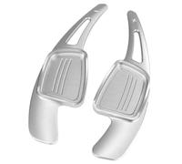 Shifter Extension Paddles Compatible with A3 for Q5 8V A4 A5 Q2 for Q7 S3 S5 SQ2 SQ7 for TT TTS 2017 2018 2016 Car Steering Wheel Shift Paddles Paddles Extend Quick Shifter(Silver)
