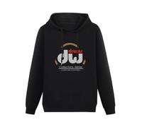SHIGE Dw Drums Collector's Series Glogo Drum Workshop Black Mens Hoody Black L