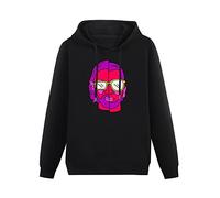 SHIGE PNL Le Monde Chico Rap Funny Hoodies Long Sleeve Pullover Loose Hoody Mens Sweatershirt Black M