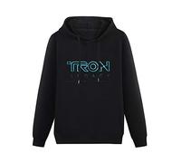 SHIGE Tron Legacy Logo Movie Hoodies Pullover Long Sleeve Sweatshirts Black M