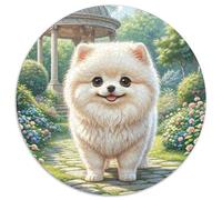 Shih Tzu 1000 Pièce Jigsaw Puzzles Jeux ÉduChatifs Créatif Puzzle Rond Défi Couleur pour Cadeaux De Voyage, Présent 1000pcs (67.5x67.5cm)