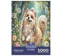 Shih Tzu 1000 Pièces Puzzle pour Adultes Jeux De Défi Familial Puzzle Anti-Stress Cultiver l'esprit D'équipe Cadeaux pour Adultes 38x26cm/1000pcs