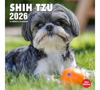 Shih Tzu 2026 Calendar: Cute portraits of the beloved toy breed with monthly planner