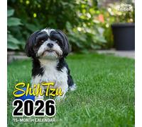 Shih Tzu 2026 Calendar: Cute portraits of the beloved toy breed with monthly planner