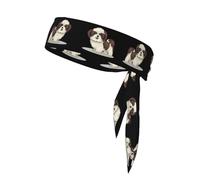 Shih Tzu Bandanas de sport à imprimé chien - Bandanas athlétiques élégants et confortables pour la course à pied, le yoga, le cyclisme