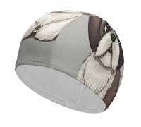 Shih Tzu Bonnet de bain pour chien Haute élasticité Convient aux cheveux longs et courts Confortable Grand bonnet de douche pour réduire la traînée et protéger les poils