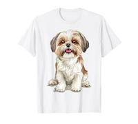 Shih Tzu Chien Motif Shih Tzu T-Shirt