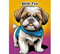 Shih Tzu Coloring Book for Kids: Fun & Easy Fluffy Dog Art!