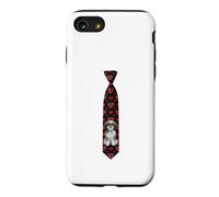 Shih Tzu Cravate pour la Saint-Valentin Motif cœurs Coque pour iPhone SE (2020) / 7/8