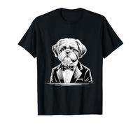Shih Tzu dans Une Illustration de Smoking T-Shirt