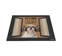 Shih Tzu Drôle, C'est Moi Que Tu Cherches Tapis De Porte Résister À La Saleté Tapis De Bain Confortable Paillasson De Bienvenue pour Salon D'Entrée Intérieur 40X60Cm