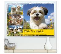Shih Tzu Glück. Zauberhafte Hunde im alpinen Wanderglück (hochwertiger Premium Wandkalender 2026 DIN A2 quer), Kunstdruck in Hochglanz: Herrlich heitere Höhenabenteuer mit Shih Tzus in Wanderlaune