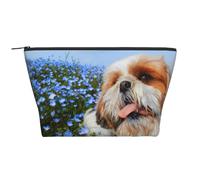Shih Tzu, Gros Plan, Trousse de Toilette Trousse de Maquillage Sac à cosmétiques Trousse de Toilette de Voyage Portable