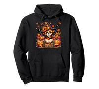 Shih Tzu Halloween Pumpkin Ghost and Bat for Shih Tzu Mom Sweat à Capuche