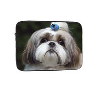Shih Tzu Housse de protection antichoc pour ordinateur portable 17" Motif chien