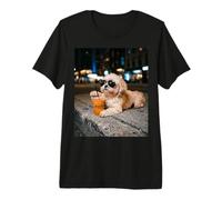 Shih Tzu Iced Coffee Late Night Chill Dog Lover Apparel T-Shirt Haut de Gamme
