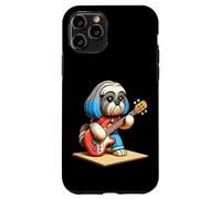 Shih Tzu Jouant de la Guitare Électrique Chien Musique Mignon Coque pour iPhone 11 Pro