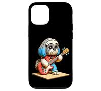 Shih Tzu Jouant de la Guitare Électrique Chien Musique Mignon Coque pour iPhone 12/12 Pro
