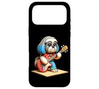 Shih Tzu Jouant de la Guitare Électrique Chien Musique Mignon Coque pour iPhone 17 Pro Max