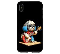 Shih Tzu Jouant de la Guitare Électrique Chien Musique Mignon Coque pour iPhone XS Max
