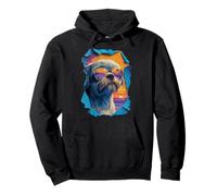 Shih Tzu Lunettes de Soleil Soleil Plage Tropical Chien Été Sweat à Capuche