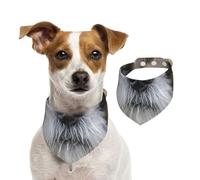 Shih Tzu Mignon,Bandanas pour Chien, écharpe en Coton, Bavoirs réglables pour Animaux de Compagnie,S